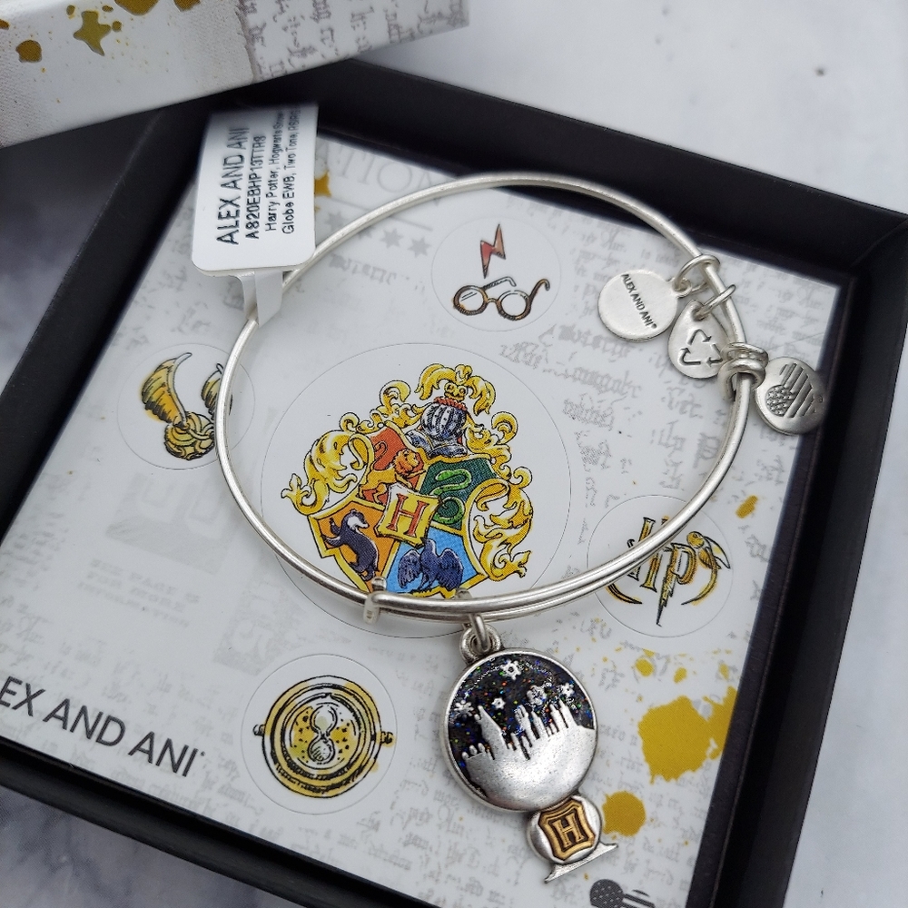 NWT and Box Alex and Ani Hogwarts Snow Globe Harry